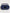Blue Leather Logo Print Flip Holder Men Airpods Case