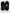 Black White Rubber Embossed Logo Accessory Airpods Case