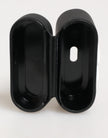 Black White Rubber Embossed Logo Accessory Airpods Case
