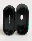 Black Mint Rubber Logo Embossed Accessory  Airpods Case