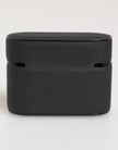 Black Yellow Rubber Logo Embossed Accessory Airpods Case