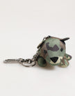Camouflage Multicolor Animal Silhouette Keychain Keyring