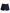 Navy Blue Polyester Logo Buckle Waist Swimwear