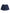Navy Blue Cotton Elastic Waistband Button Swimwear