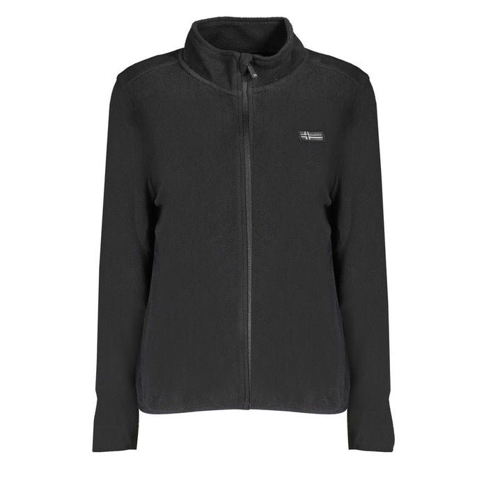 Black Polyester Sweater