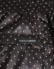 Black Polka Dot Polyester Men Shorts Swimwear