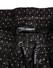 Black Polka Dot Polyester Men Shorts Swimwear