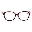 Burgundy Plastic Glasses (Frames)