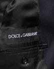 Dark Blue Wool Men Jacket Coat Blazer Suit