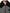 Gray Wool Herringbone Shearling Collar Bomber Jacket
