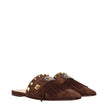 Brown Leather Slippers