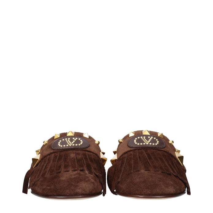 Brown Leather Slippers