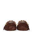 Brown Leather Slippers