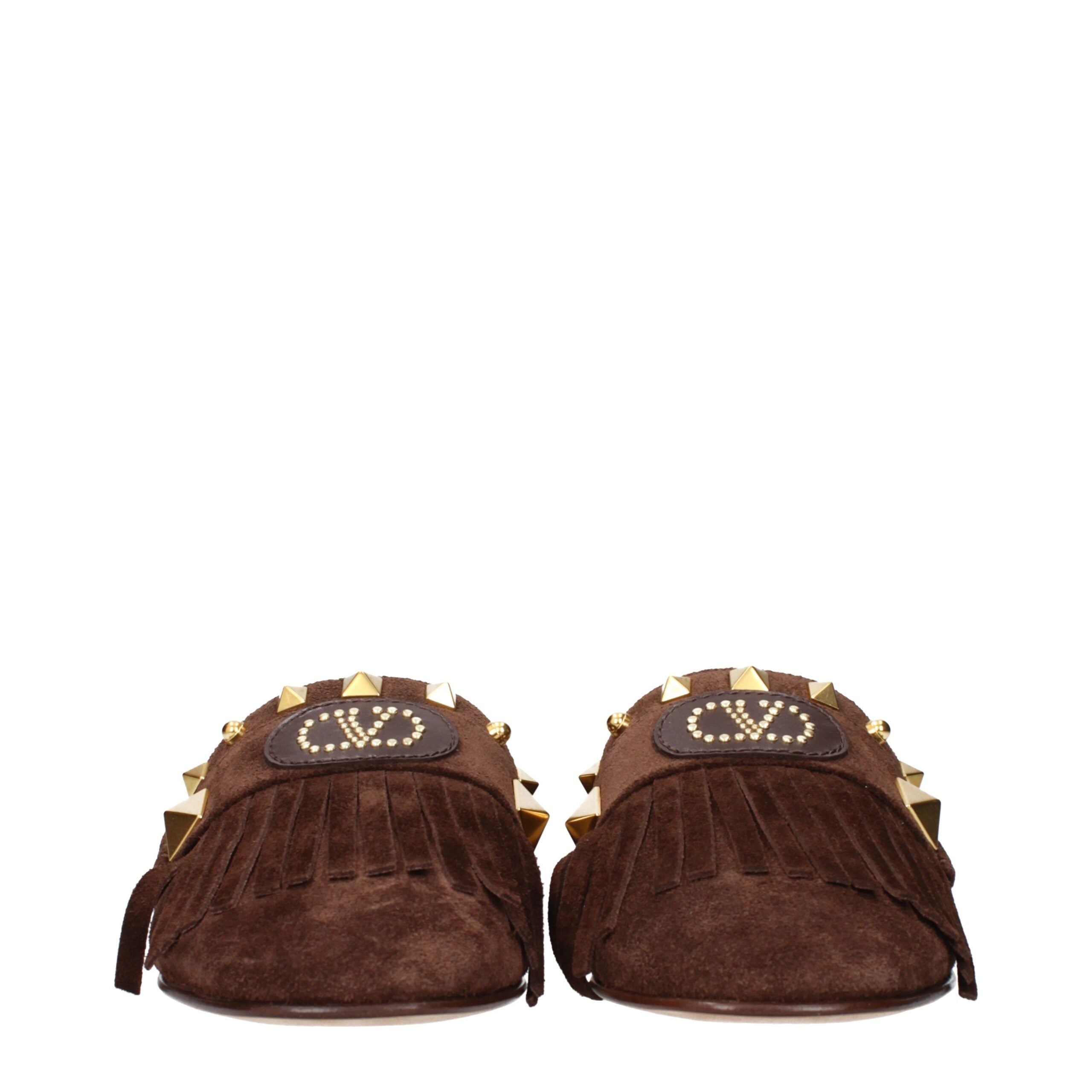 Brown Leather Slippers