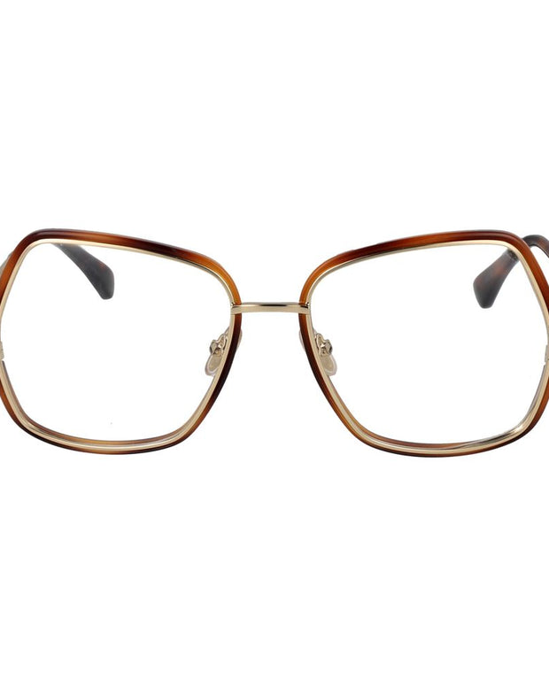 Gold Women Glasses Frame
