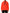 Red Fluorescent Polyester Logo Patch Hoodie Sweater
