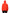 Red Fluorescent Polyester Logo Patch Hoodie Sweater