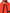 Red Fluorescent Polyester Logo Patch Hoodie Sweater