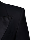 Black Wool 3 Piece Slim Fit Formal Men Suit