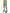 Beige Black Striped Cotton Slim Fit Trousers Pants