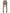Beige Black Striped Cotton Slim Fit Trousers Pants