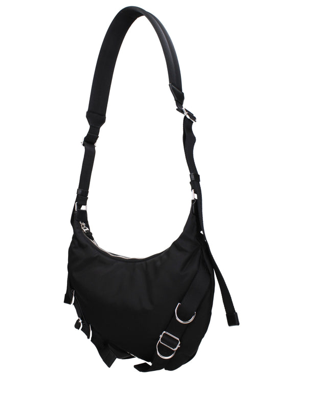 Black Nylon Crossbody Bags