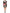 Black Floral Fiori Pittorici Mini Bodycon Dress