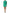 Green Viscose Acetate Mini Long Sleeve Dress