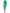Green Viscose Acetate Mini Long Sleeve Dress