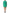 Green Viscose Acetate Mini Long Sleeve Dress