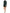 Black Green Metallic Jacquard Mini Long Dress