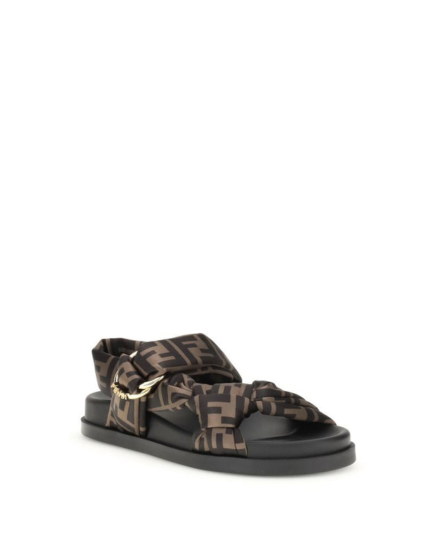 FF satin Sandals
