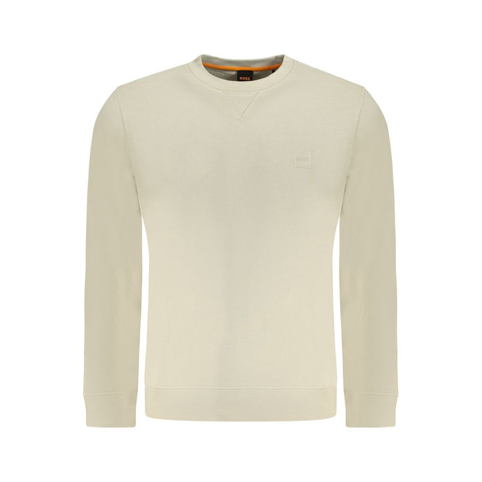 Beige Cotton Sweater