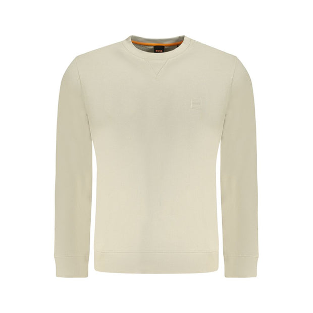 Beige Cotton Sweater