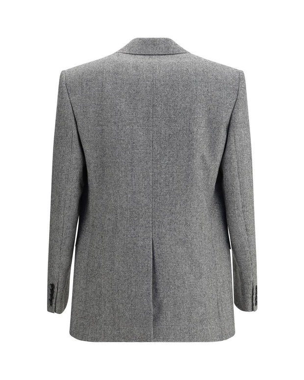 Prince de Galles wool flannel Blazer