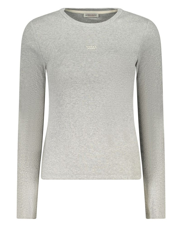 Gray Cotton Women's T-Shirt