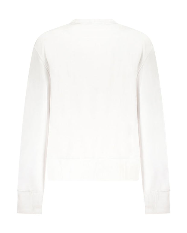 White Cotton Women Sweater