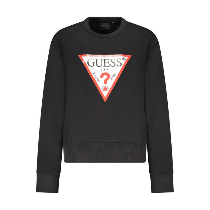 Black Cotton Women Sweater