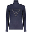 Blue Viscose Women Sweater