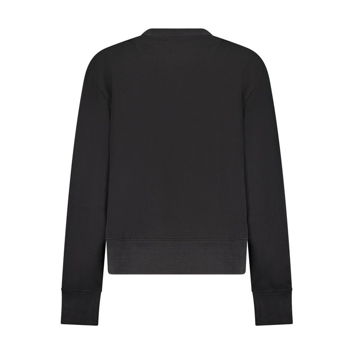 Black Cotton Women Sweater