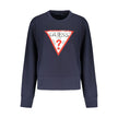 Blue Cotton Women Sweater