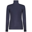 Blue Viscose Women Sweater