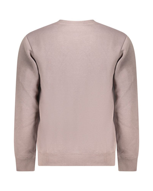 Brown Cotton Men Sweater