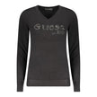 Black Viscose Women Sweater