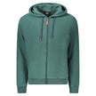 Green Polyester Men Sweater