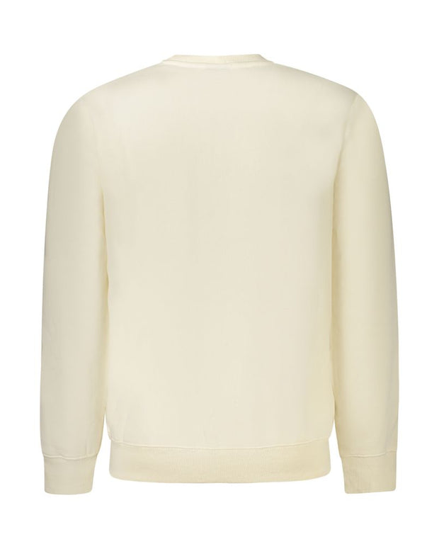 White Cotton Men Sweater