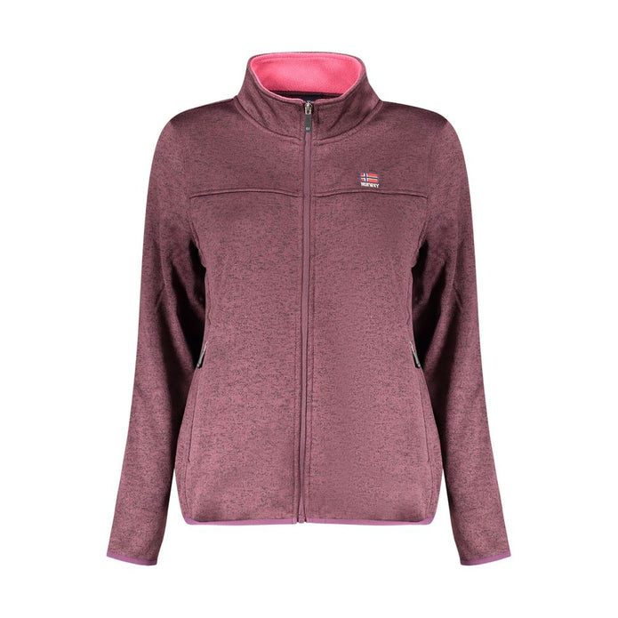 Purple Polyester Sweater