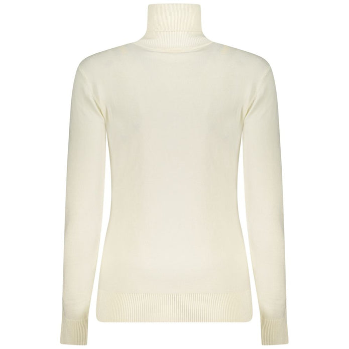 White Viscose Women Sweater