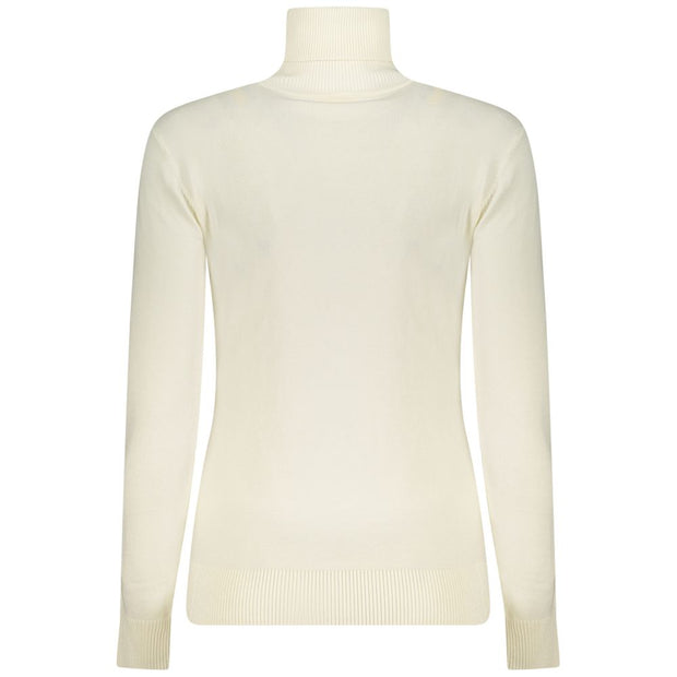White Viscose Women Sweater