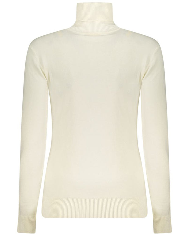 White Viscose Women Sweater